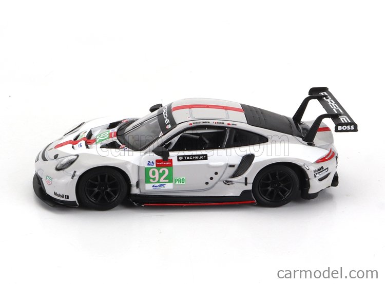 Miniature Spark 1/43 - Porsche 911 RSR (991) N°92 - 3e LMGTE Le Mans 2014 - S4230 - Rare