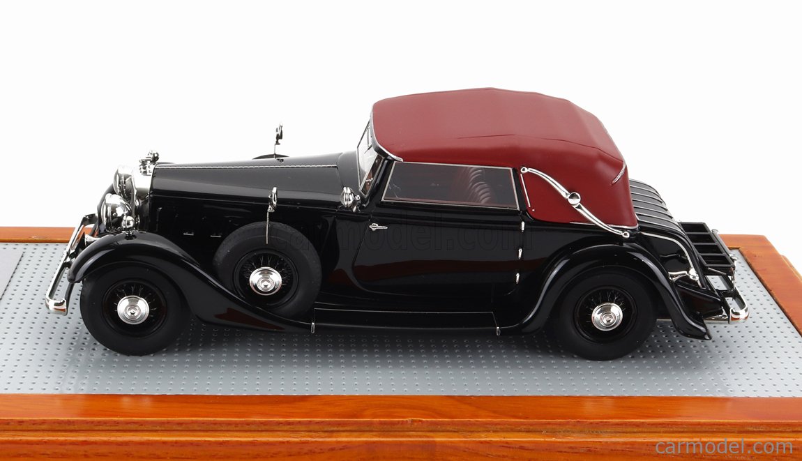 Ilario *POSTAGE INCLUDED* Horch 830 BL Cabriolet Gnl De Gaulle 19361/4 – The Tiny Cars