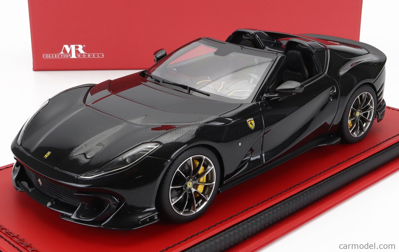 MR-MODELS FE034F Scale 1/18 | FERRARI 812 COMPETIZIONE A SPIDER 2022 - CON VETRINA - WITH SHOWCASE NERO DAYTONA - BLACK