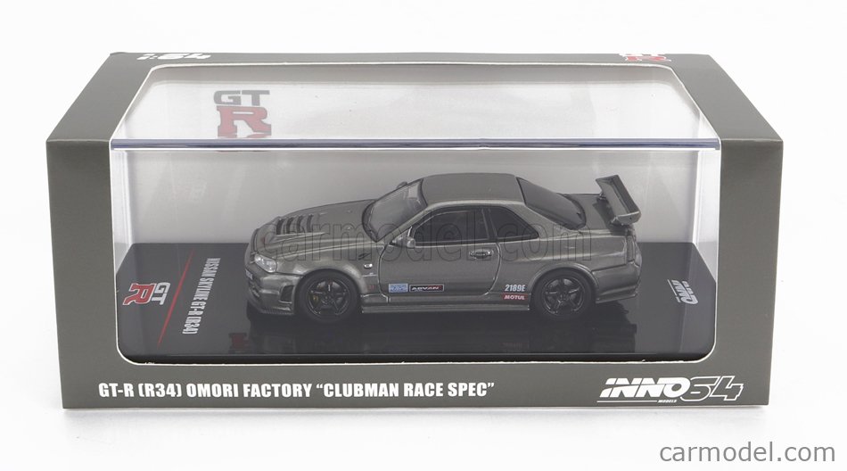 INNO-MODELS IN64-R34OFCRS Scale 1/64 | NISSAN GT-R (R34) OMORI FACTORY ...