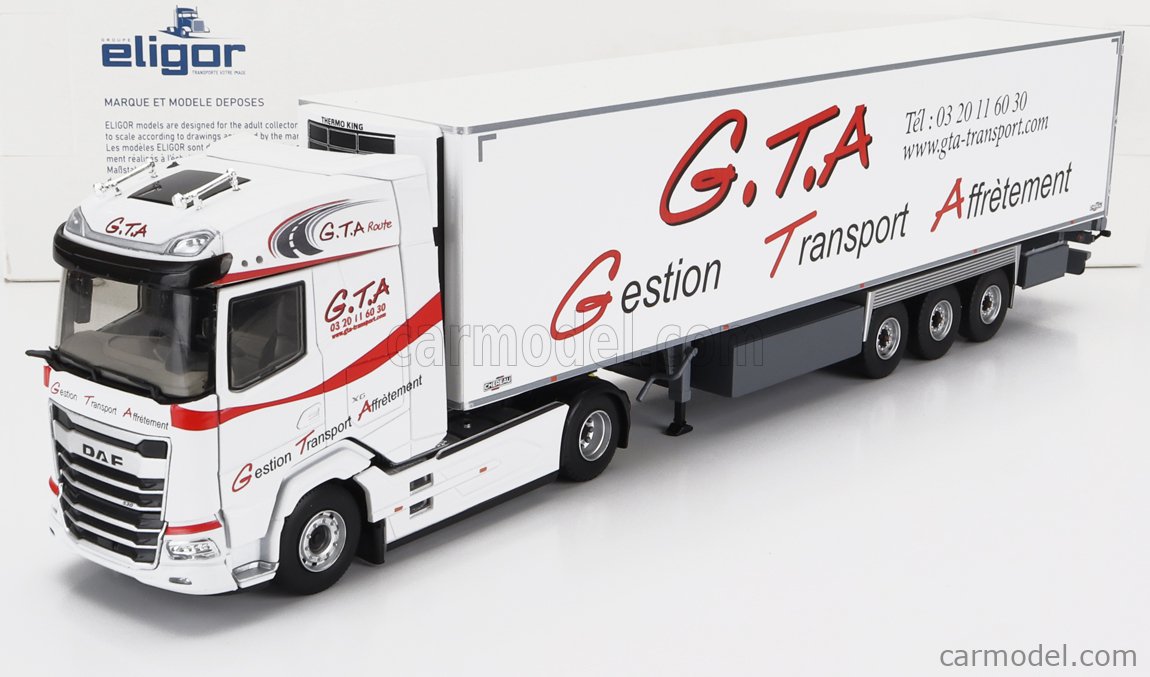 Camion MAN Semi-remorque Eligor 1/43 - Transports Ageneau (Chereau) - DV7722