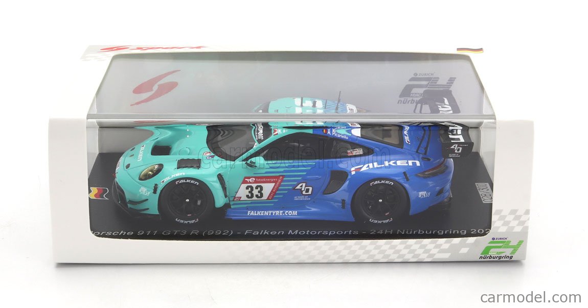 SPARK-MODEL SG922 Masstab: 1/43 | PORSCHE 911 992 GT3 R TEAM