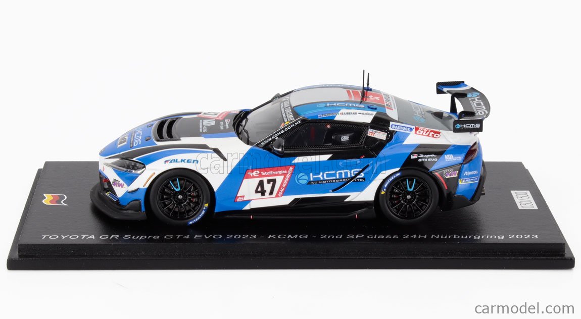 SPARK-MODEL SG910 Escala 1/43 | TOYOTA GR SUPRA GT4 EVO TEAM KCMG N 47 ...