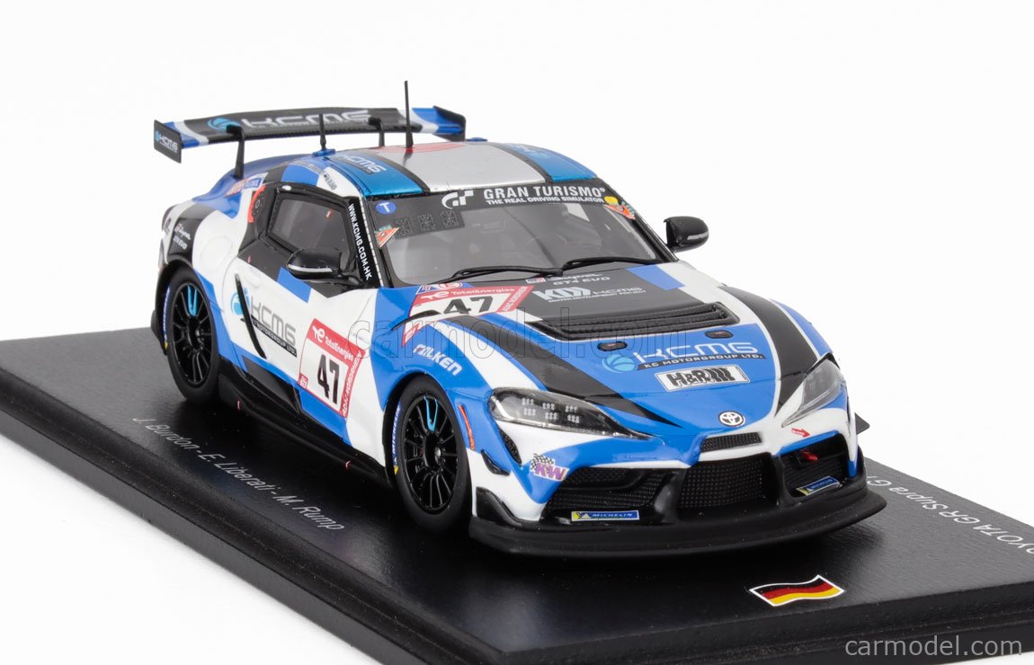 SPARK-MODEL SG910 Escala 1/43 | TOYOTA GR SUPRA GT4 EVO TEAM KCMG N 47 ...