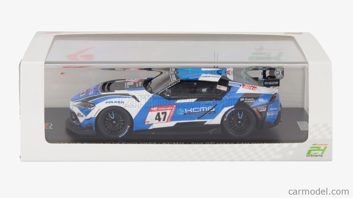 SPARK-MODEL SG910 Escala 1/43 | TOYOTA GR SUPRA GT4 EVO TEAM KCMG N 47 ...