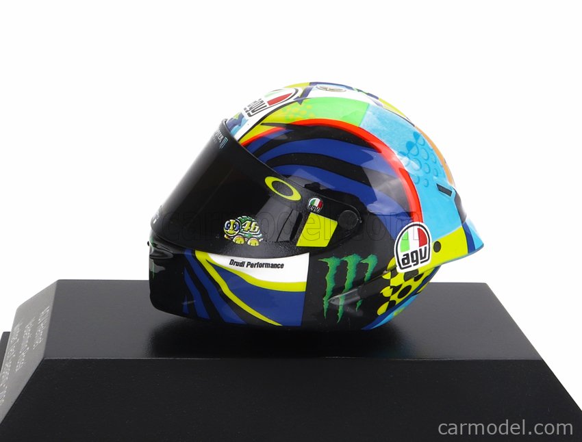 Valentino Rossi Casco AGV Helmet 2020 Misano Race1 Moto Gp 1:8