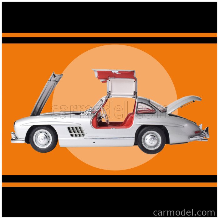 Ixo Mercedes 300SL Coupe Modellauto – Maßstab 1/43, Dunkelblau, Mit Vitrine & Sockel, Ca. 11 Cm Lang
