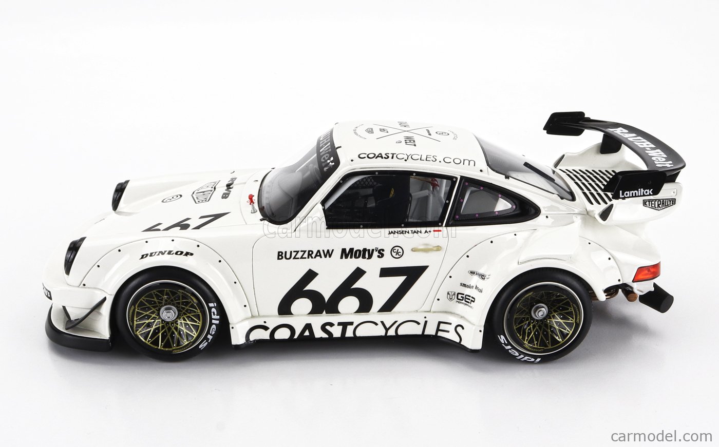 Gt Spirit Gt Scale Porsche Rwb N Coast Cycles Coupe White