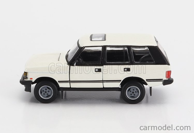 BM Creations Land Rover Range Rover Classic LSE 1992 – Modèle 1:64 Blanc, Conduite à Droite, Métal Moulé