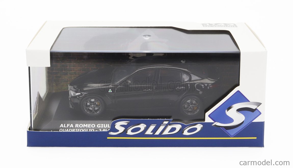 1/43 Solido-S製 アルファロメオ ジュリア 2.9ℓBi-Turbo Solido 1/43 Alfa Romeo Giulia Quadrifoglio 2.9l Bi Turbo