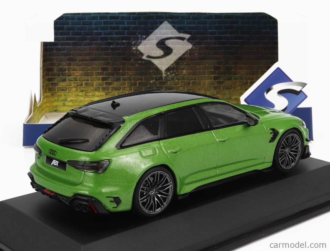 SOLIDO 4310705 Scala 1/43  AUDI A6 RS6-R SW STATION WAGON 2020 GREEN