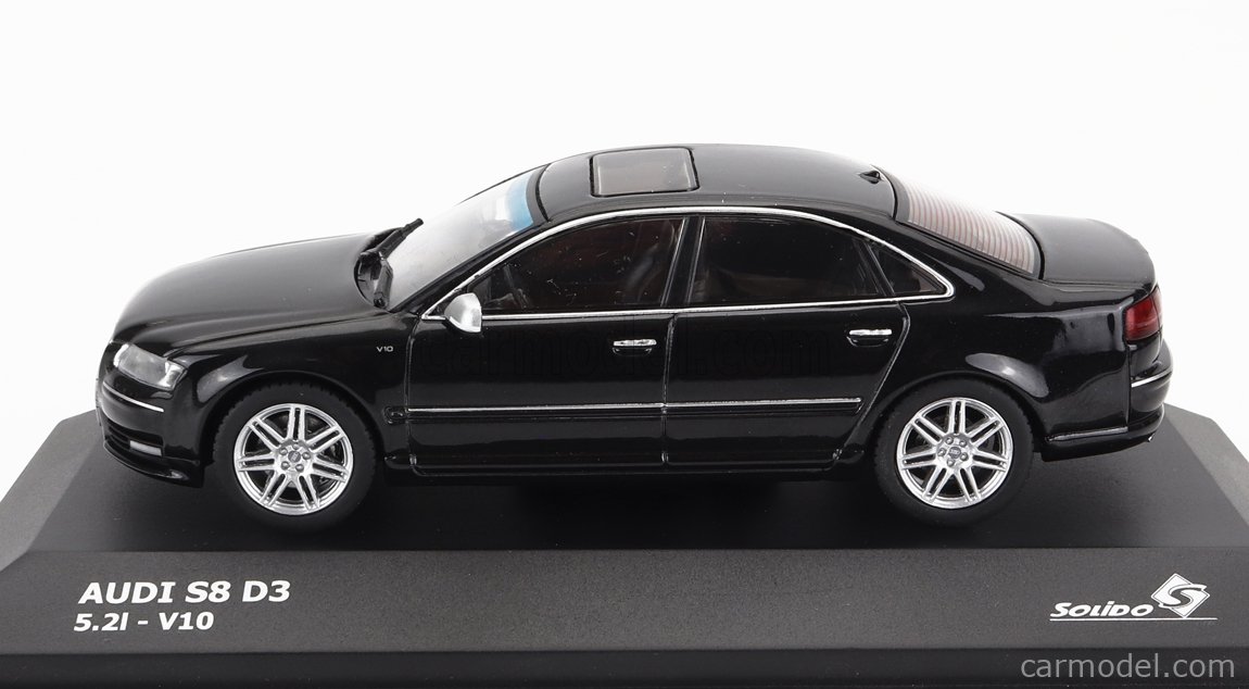 SOLIDO 4313301 Scale 1/43 | AUDI A8 S8 (D3) 2010 BLACK