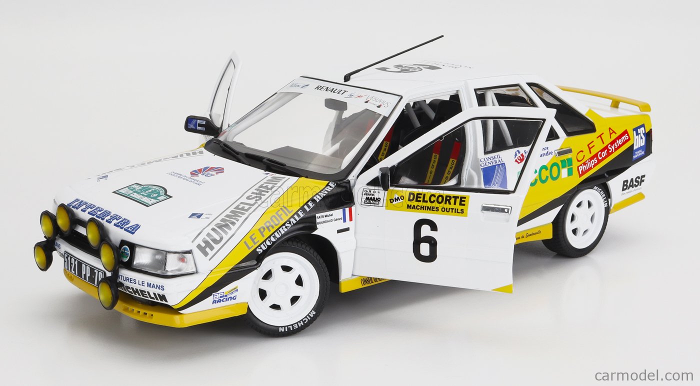 Solido 1:18 - 1 - Model car - Renault R21 Turbo Gr.A – Rally Charlemagne –  1991 – #15 M.Rats / M.Menard - 1991 - Catawiki