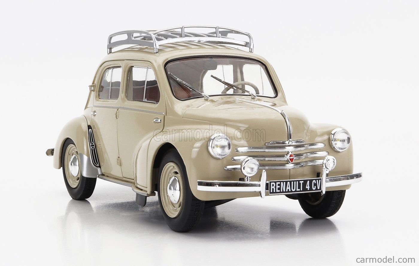 1/18 Solido Renault 4CV Beige 1956 Voiture Collection S1806605