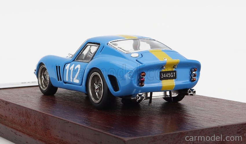 Modèle Réduit Burago Ferrari 250 GTO #112 Targa Florio 1964 - Échelle 1:24 - Collection Norinder Troberg
