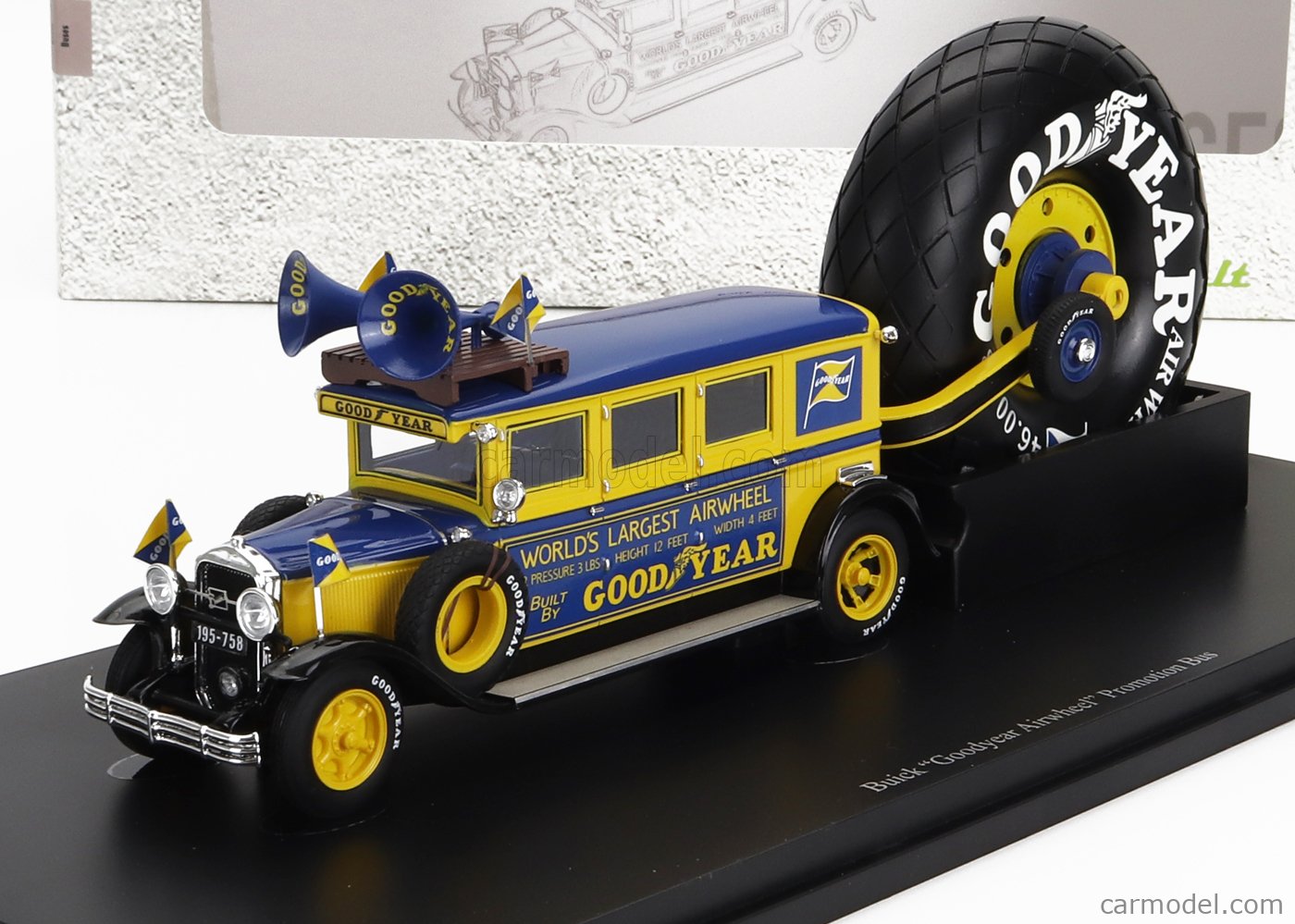 BUICK - GOODYEAR AIRWHEEL PROMOTION AUTOBUS USA 1929