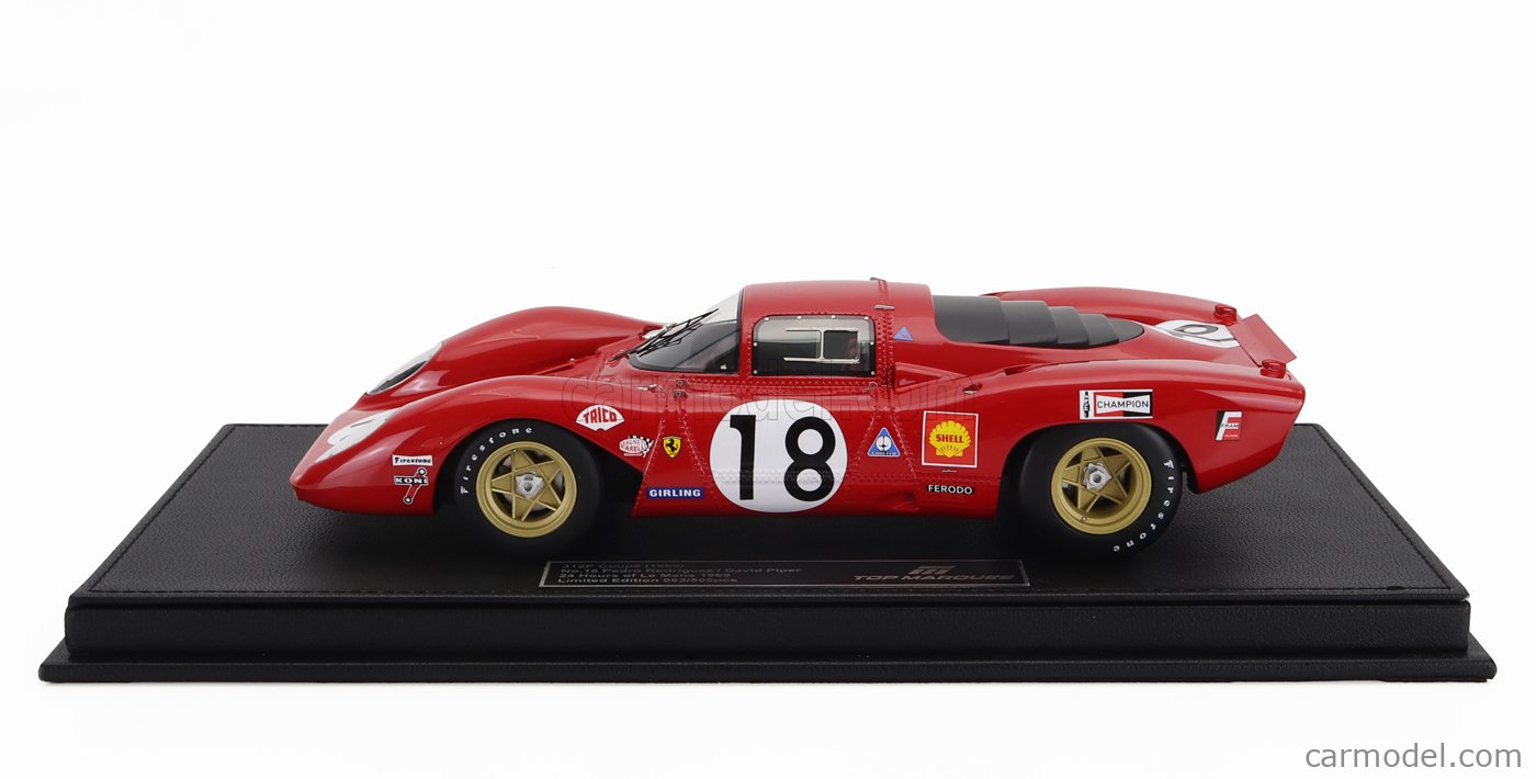 TECNOMODEL TM43-05D Scale 1/43 | FERRARI 312P COUPE 3.0L V12 TEAM N.A.R.T. N 23 24h DAYTONA 1970