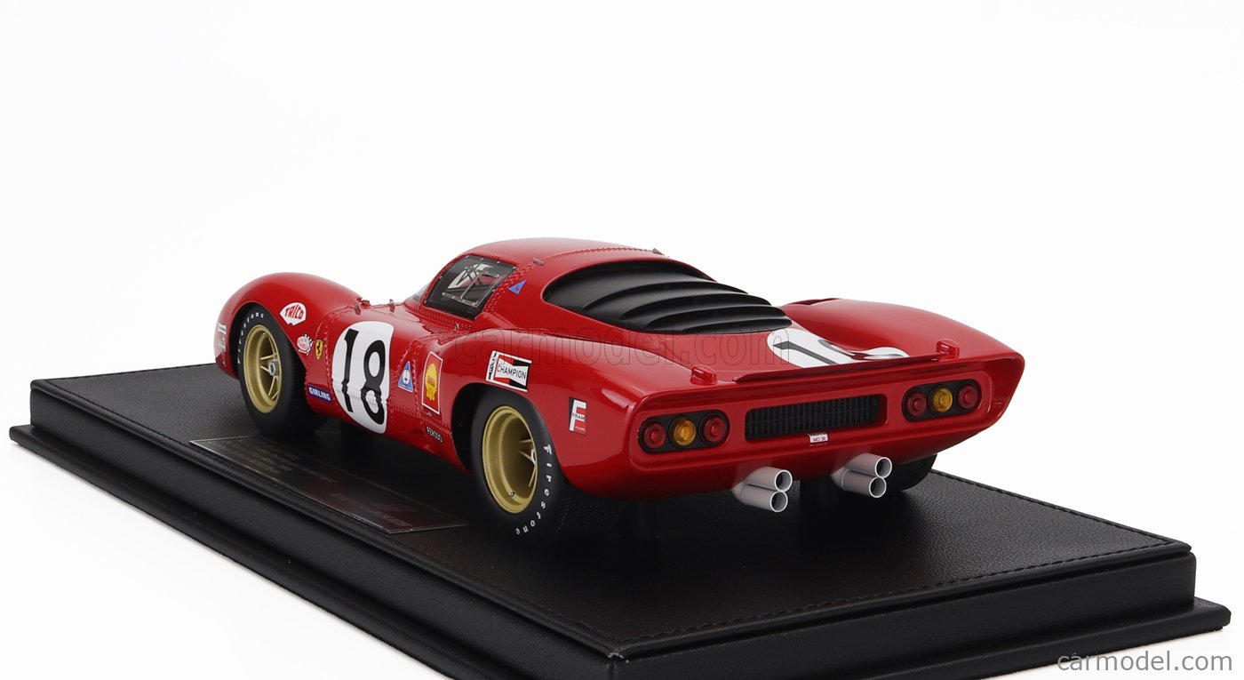 TECNOMODEL TM43-05D Scale 1/43 | FERRARI 312P COUPE 3.0L V12 TEAM N.A.R.T. N 23 24h DAYTONA 1970