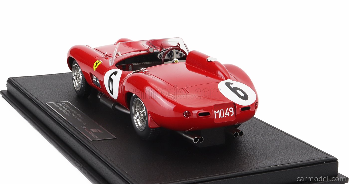 Tecnomodel Ferrari 335S Spider 1957 Le Mans 1/18 - Édition Limitée Résine Rouge
