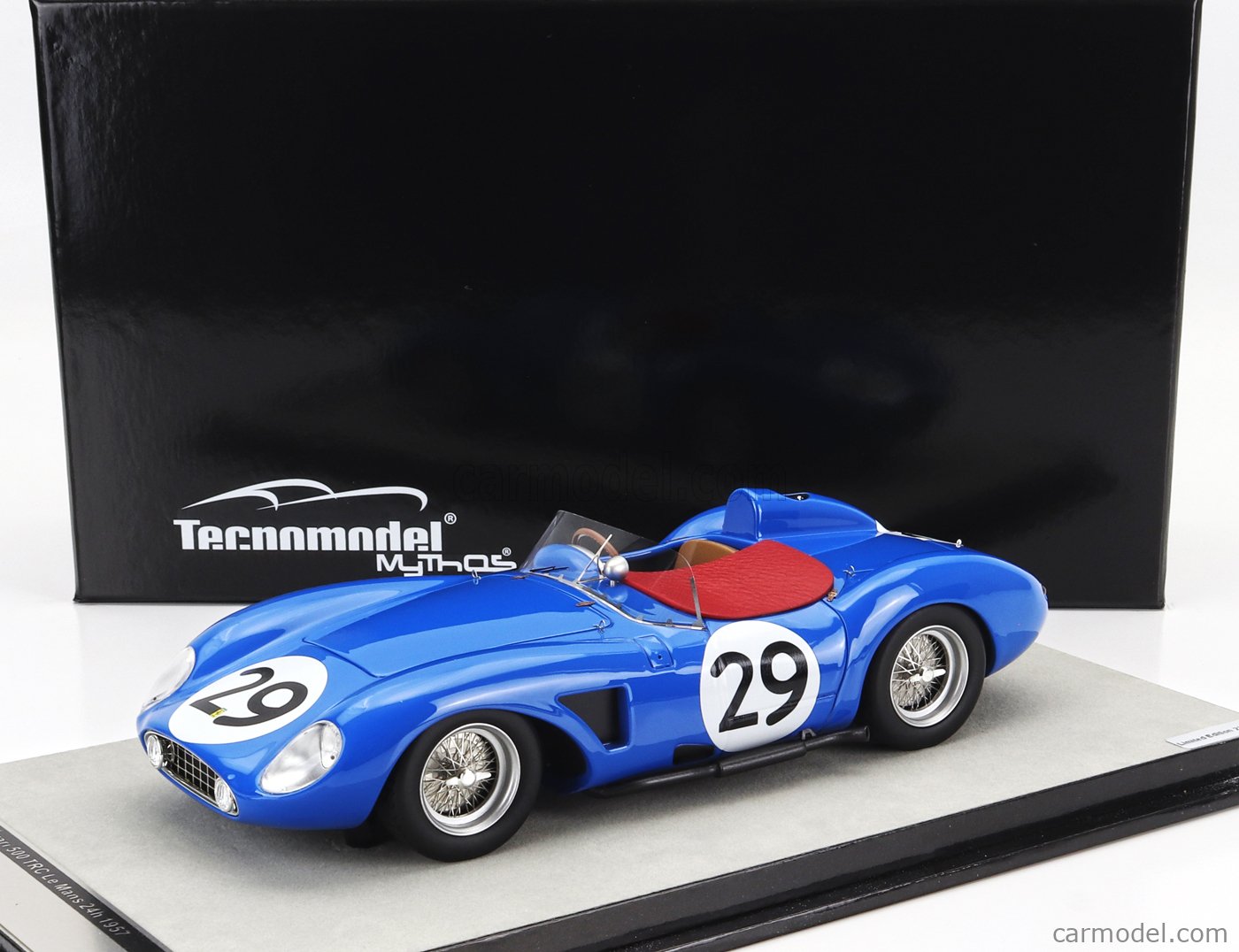 TECNOMODEL TM18-051C Echelle 1/18 | FERRARI 500 TESTAROSSA TRC N 28 7th 24h LE MANS 1957 L