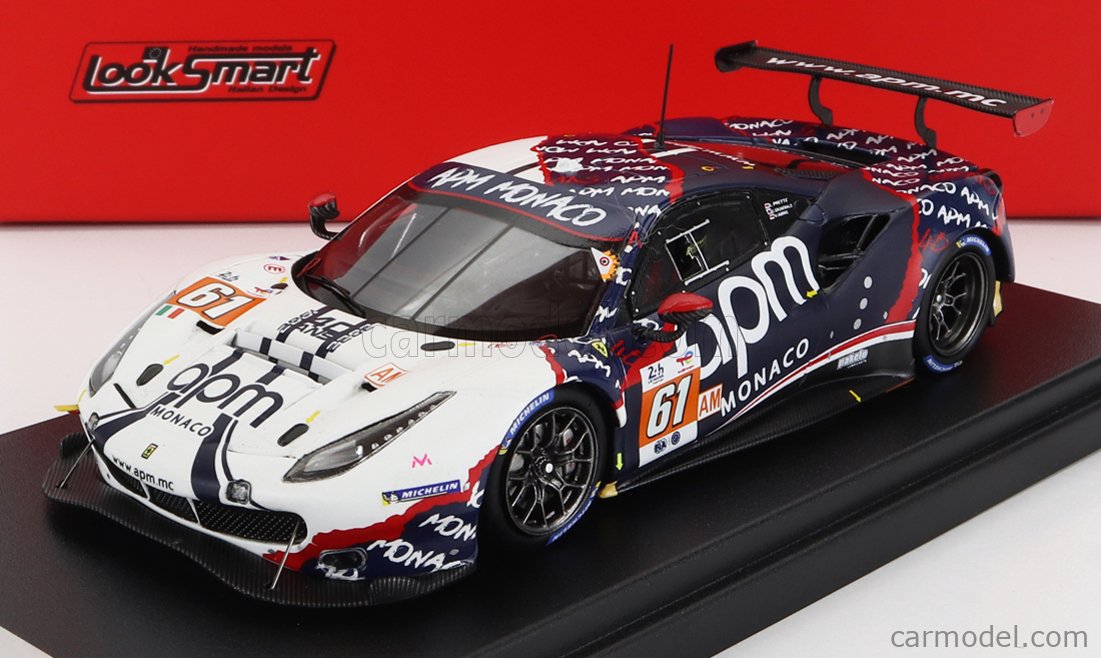 LOOKSMART LSLM148 Scale 1 43 FERRARI 488 GTE EVO 3.9L TURBO V8