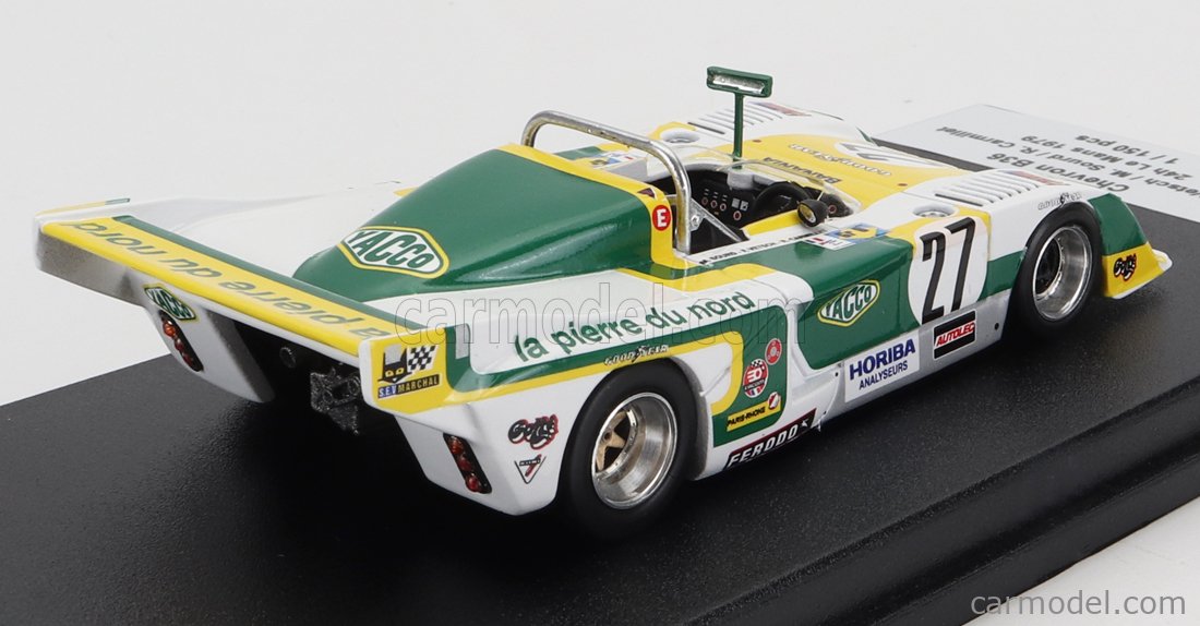 Trofeu 1/43 Chevron B36 #25 Yacco – 24 Heures Du Mans 1980, Résine, édition Limitée