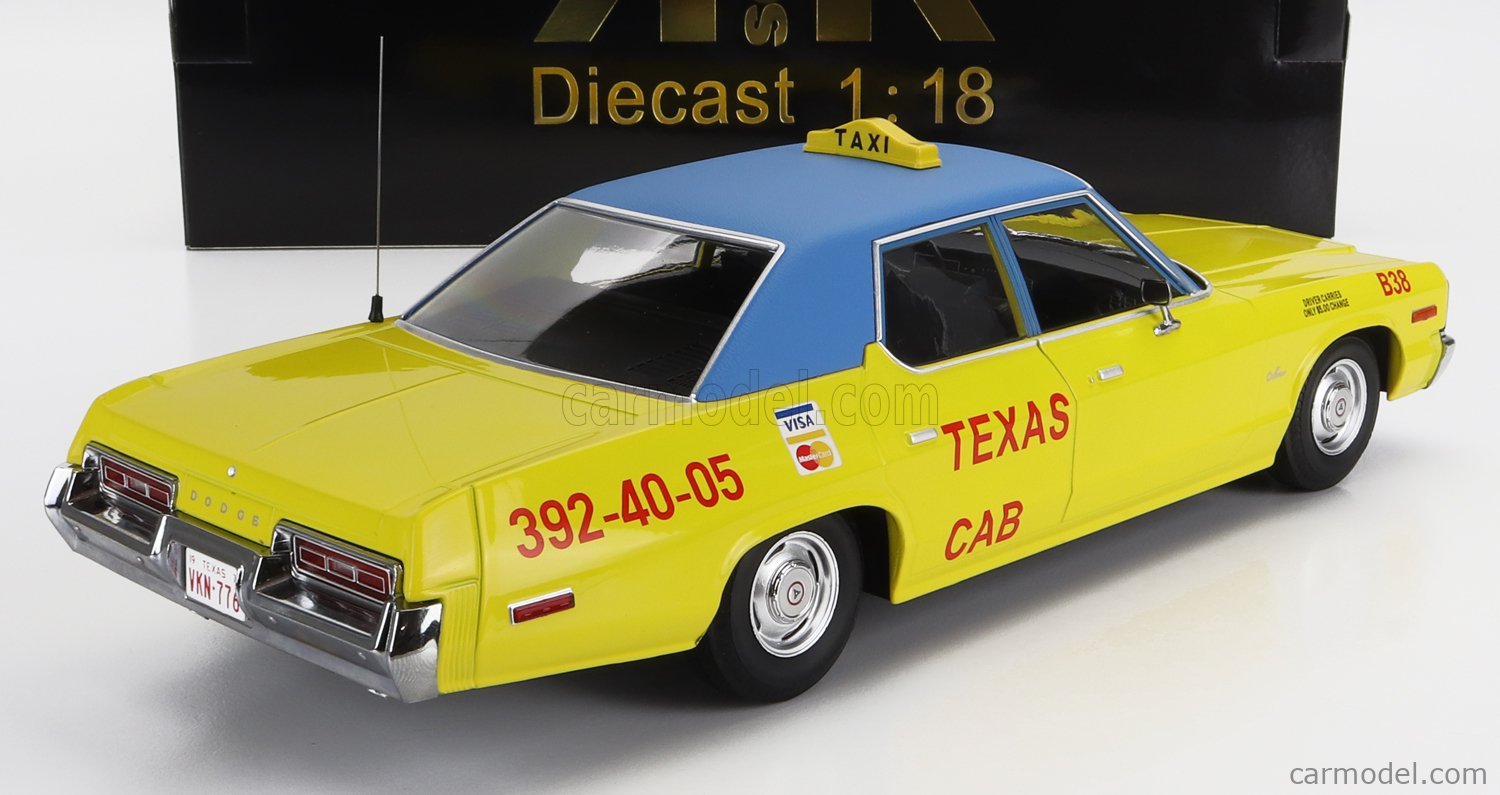 KK-SCALE KKDC181126 Scale 1/18 | DODGE MONACO TAXI TEXAS CAB B38 1974 ...