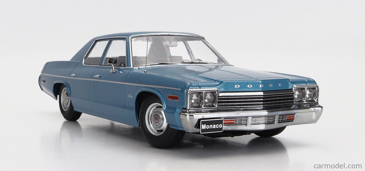 KK-SCALE KKDC181122 Scale 1/18 | DODGE MONACO 1974 LIGHT BLUE MET