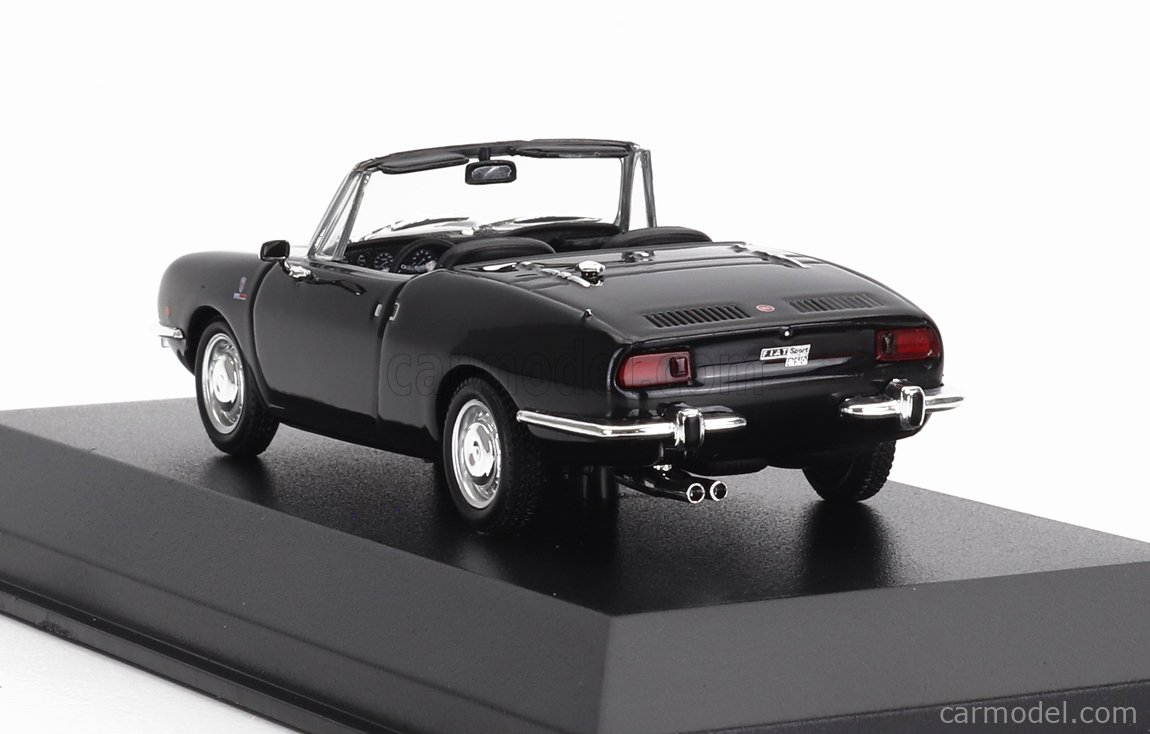 Minichamps 1/43 Fiat 850 Sport Spider 1968 Noire - Maxichamps Prévente