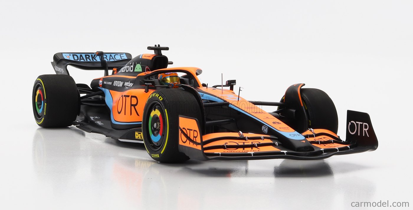Miniature F1 McLaren MCL36 Daniel Ricciardo GP Australie 2022 - édition Limitée 1:43 - En Résine - 222 Exemplaires