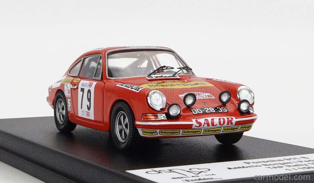 TRFDSN264 - Trofeu 1:43 TROFEU Porsche 911S Coupe Team Gelo Racing #44 24H Le Mans 1972 Georg Loos Jean Sage Franz Pesch Red Yellow TRFDSN264 ( - 24H Le Mans