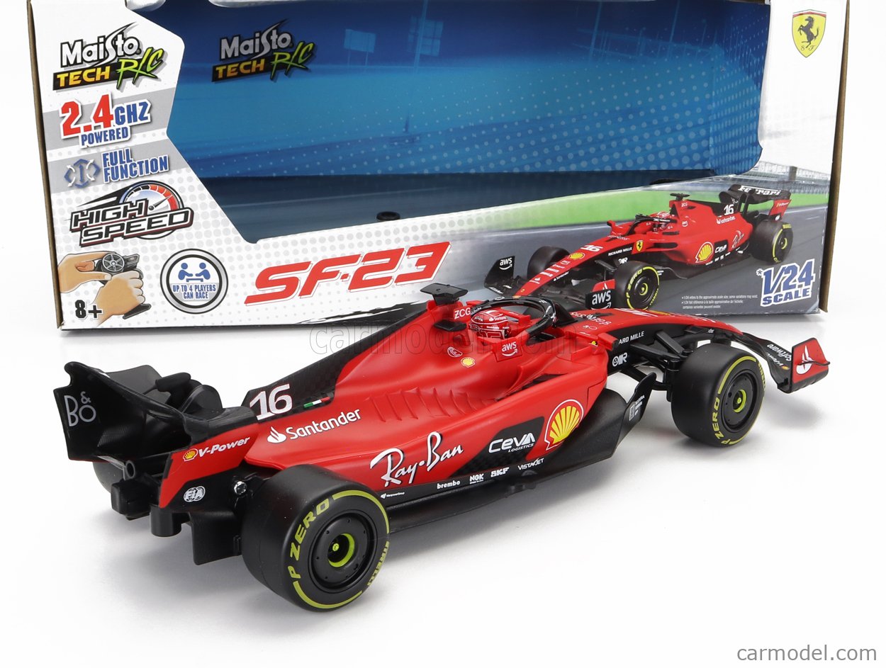 新品1/10ラジコン Ferrari SF-23 (Maisto社製) Ferrari SF23 Formula 1 RC Car Charles LeClerc #16 Maisto 1