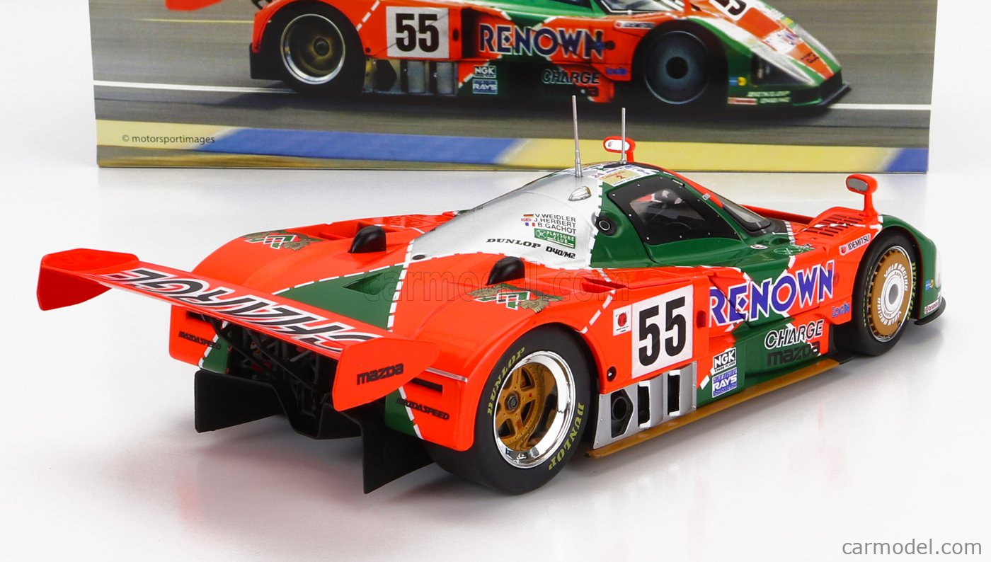 MAZDA - 787B 2.6L TEAM MAZDASPEED CO. LTD. N 55 WINNER 24h LE MANS 1991  B.GACHOT - J.HERBERT - V.WEIDLER