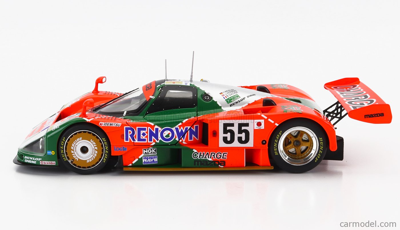 MAZDA - 787B 2.6L TEAM MAZDASPEED CO. LTD. N 55 WINNER 24h LE MANS 1991  B.GACHOT - J.HERBERT - V.WEIDLER