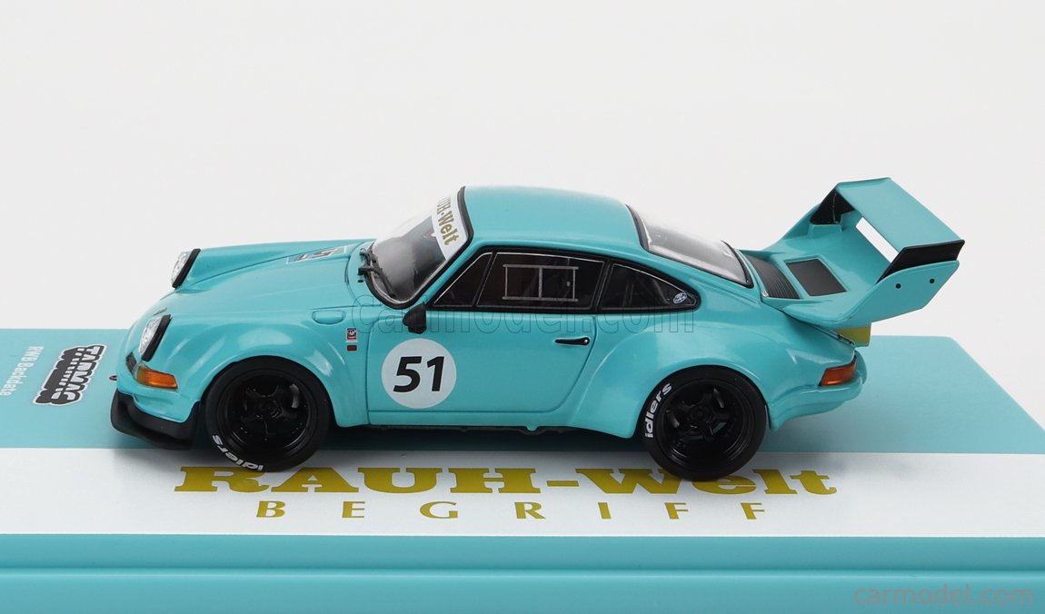Porsche 911 930 G-Modell RWB Grün 1:43 Modellauto Von Ixo - Sammlerstück