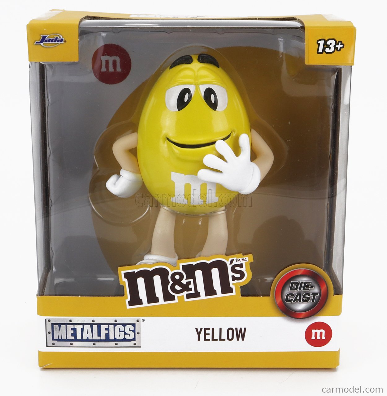 Yellow M&M's 5.25 Diecast Figurine Metalfigs Series by Jada