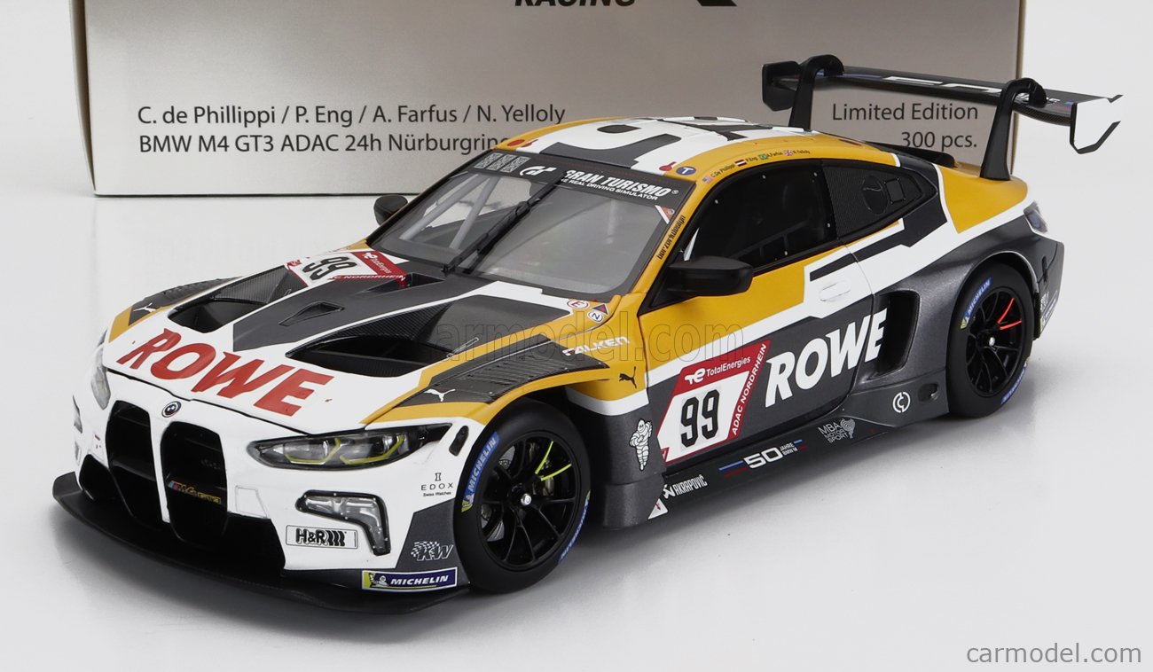 MINICHAMPS 113222099 Scale 1/18 | BMW 4-SERIES M4 GT3 TEAM ROWE RACING ...