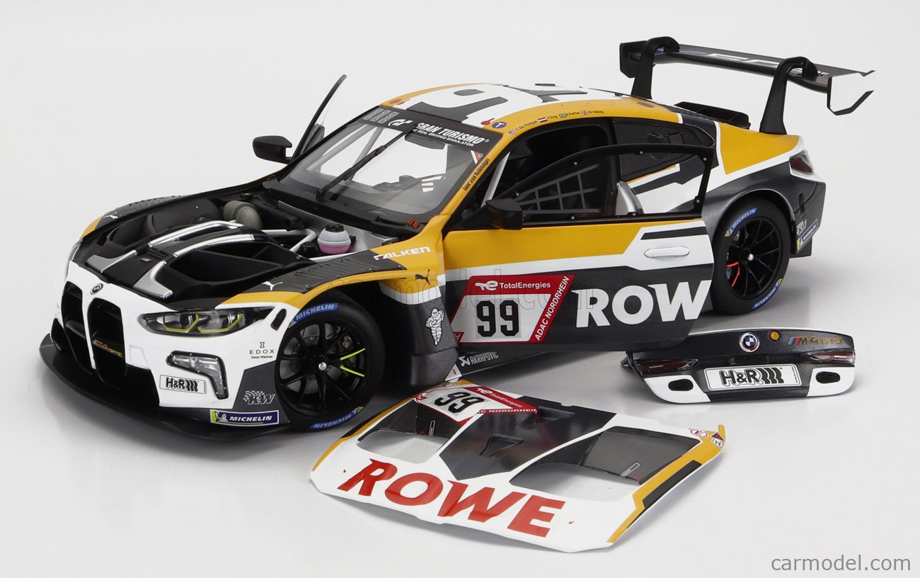 MINICHAMPS 113222099 Scale 1/18 | BMW 4-SERIES M4 GT3 TEAM ROWE RACING ...