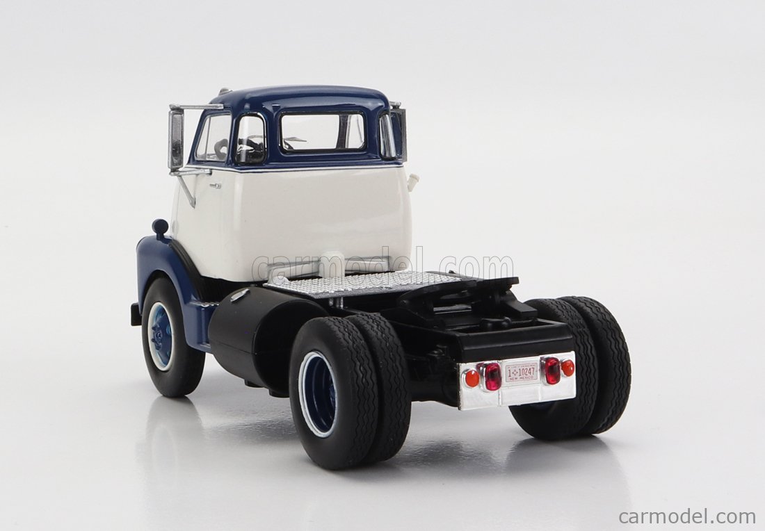 Ixo 1/43 GMC COE Truck 1954 - Bleu Et Blanc - Modèle Diecast TR150.22 - Occasion