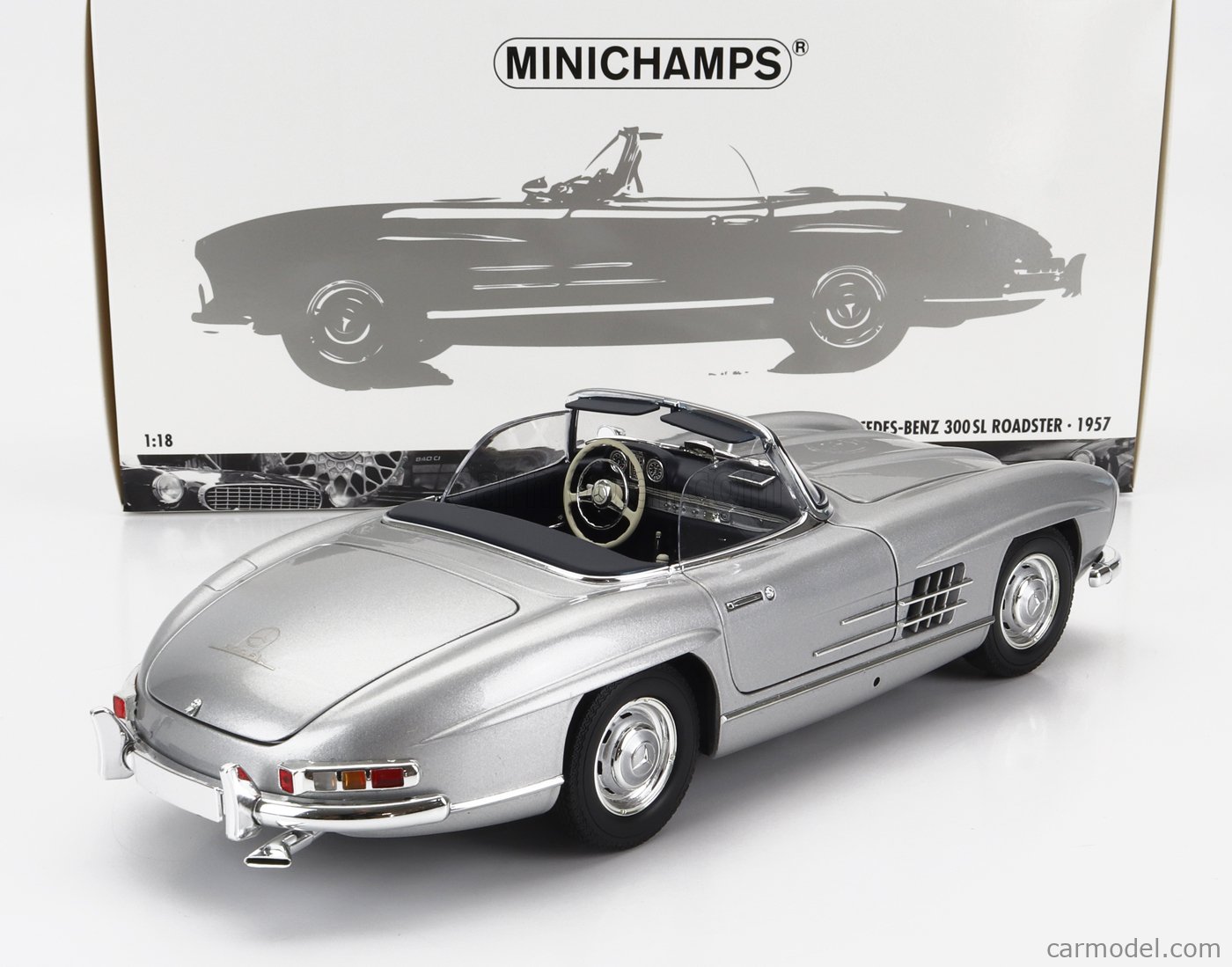 MERCEDES 300 SL Roadster 1957 (180039030) MINICHAMPS 1/18 EUR 115,00 - FR