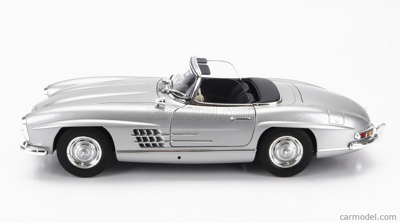 Norev 1/18 Mercedes 300 SL Roadster (W198 II) 1957 Bleue - Neuf