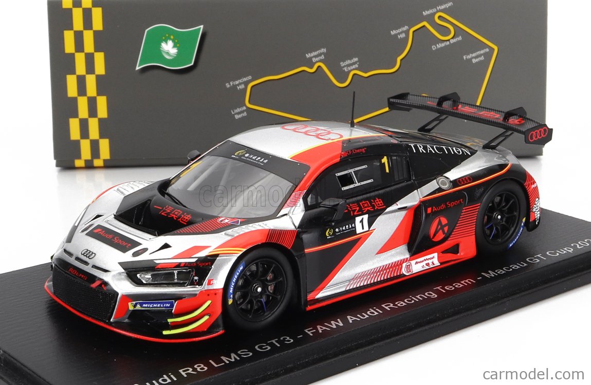 ミニカー　1/43 Audi R8 LMS GT3 FAW Audi Racing Team Macau GT Cup 2022 Cheng Cong Fu #1 [SA268] Spark-Model SA268 Audi - R8 LMS GT3 Team FAW Audi Racing
