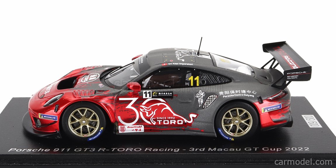 SPARKMODEL SA265 Scale 1/43 PORSCHE 911 GT3 R TEAM TORO RACING N 11