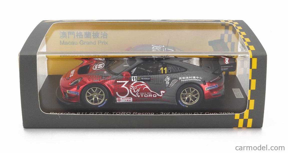 SPARK-MODEL SA265 Scale 1/43 | PORSCHE 911 GT3 R TEAM TORO RACING N 11 ...