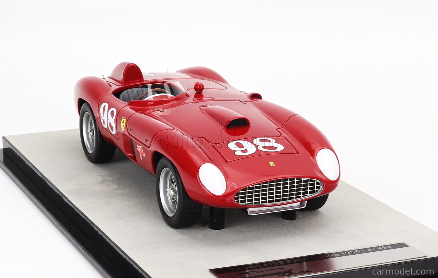 Tecnomodel TM18-280C Ferrari 410S Shelby - Rallye Palm Spring 1956 - Echelle 1/18 - Précommande