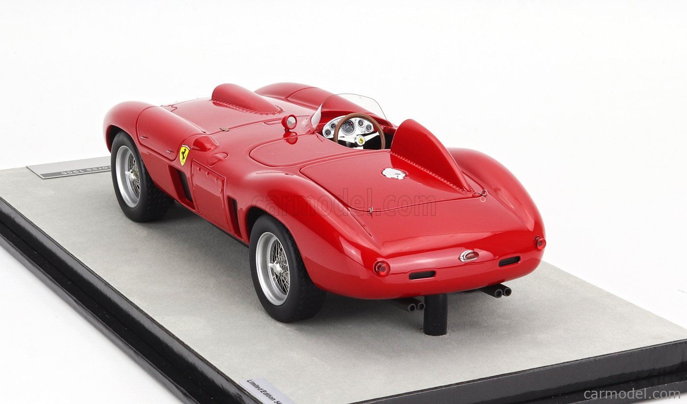Tecnomodel Ferrari version presse Rosso Corsa 1956, échelle 1:18