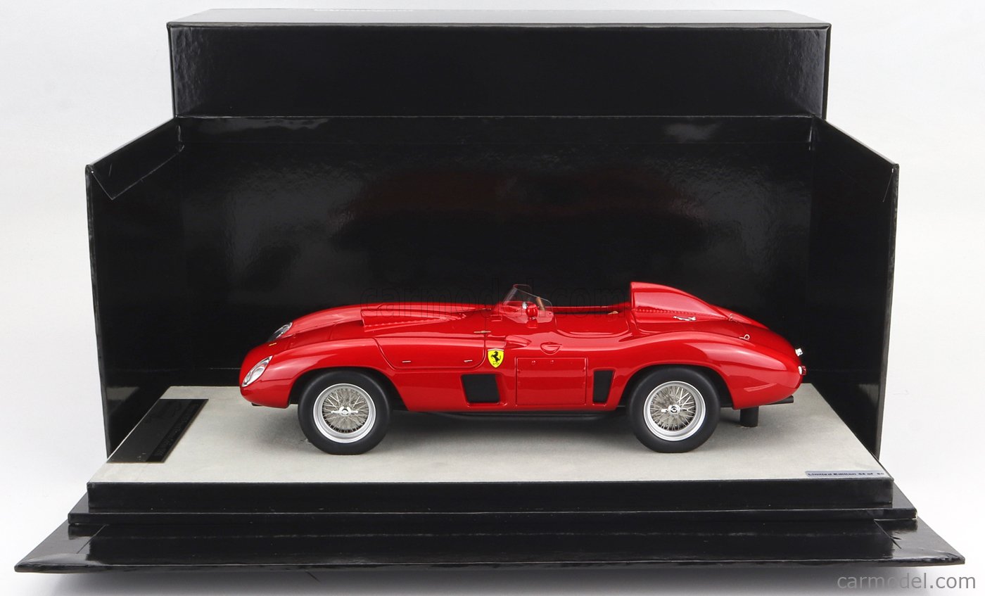 FERRARI 410S ROSSO CORSA RED PRESS VERSION 1956 1/18 TECNOMODEL TM18-280 A for sale online