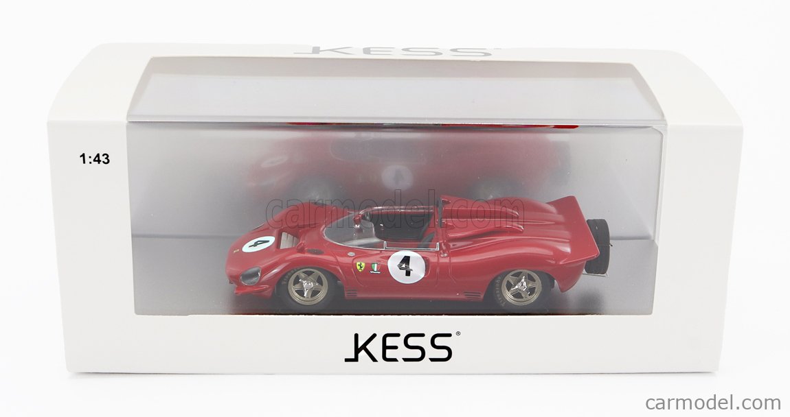 Ferrari 350 P4 Spider CanAm S/N0858 6 Winner 3 Heures De Cape Town 1968 Kess Model Ke43056372