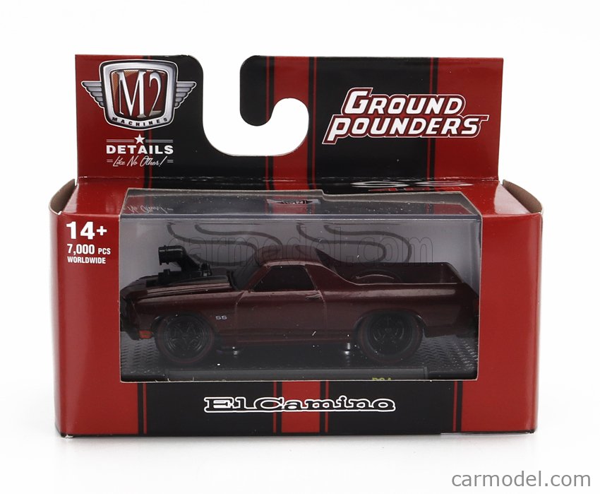M2 Machines Ground Pounders Moon Equipment 1970 Chevrolet El Camino SS 454 M2 Machines Ground Pounders Moon Equipment 1970 Chevrolet El Camino SS 454