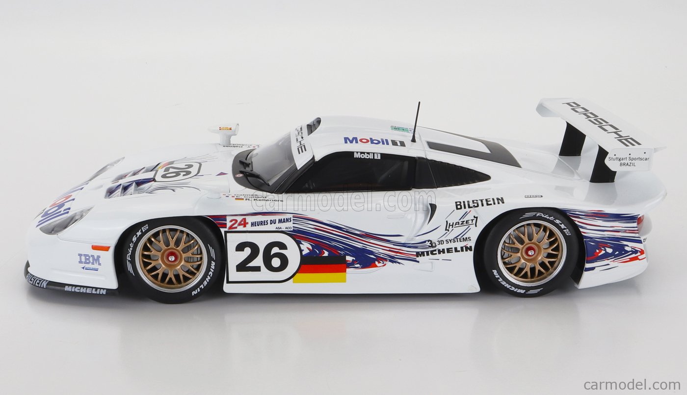 Spark 1/43 S9908 - Porsche 911 GT1 #26 Porsche AG - Le Mans 1997